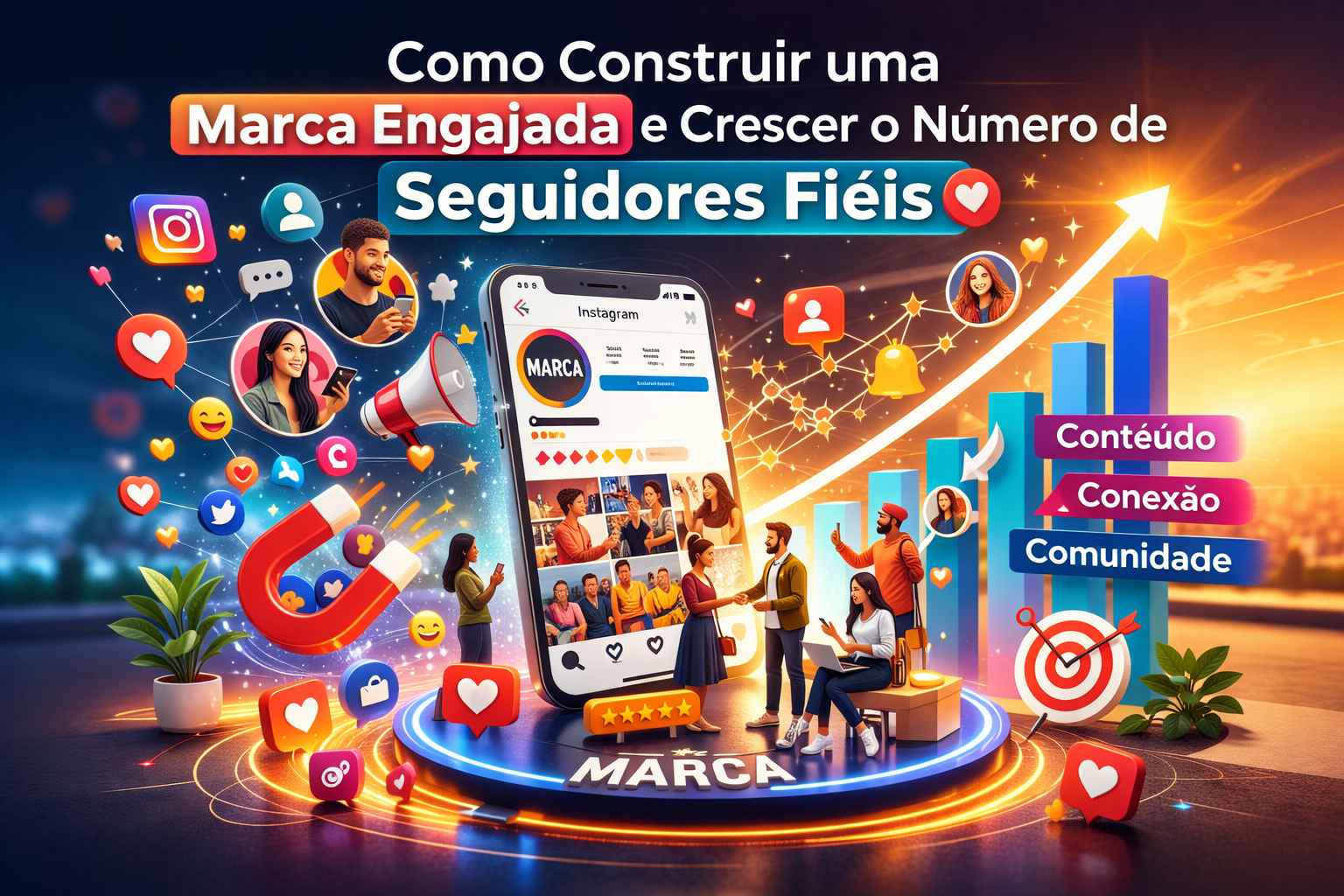 Como construir uma marca engajada e crescer o número de seguidores fiéis