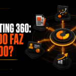 Ecossistema integrado de Marketing 360 conectando estratégia, conteúdo, mídia, CRM, dados e vendas
